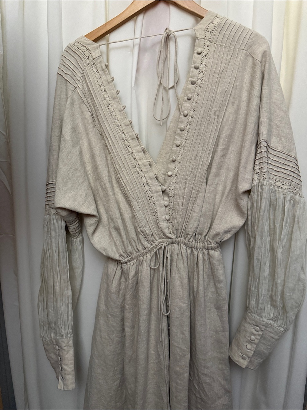 JOSLIN studio Melinda 2.0 linen ramie maxi dress